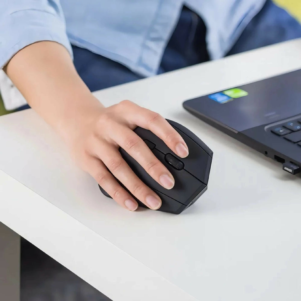 Mouse Ergonómico Vertical Jedel W925BT Inalámbrico Con Conexión Bluetooth