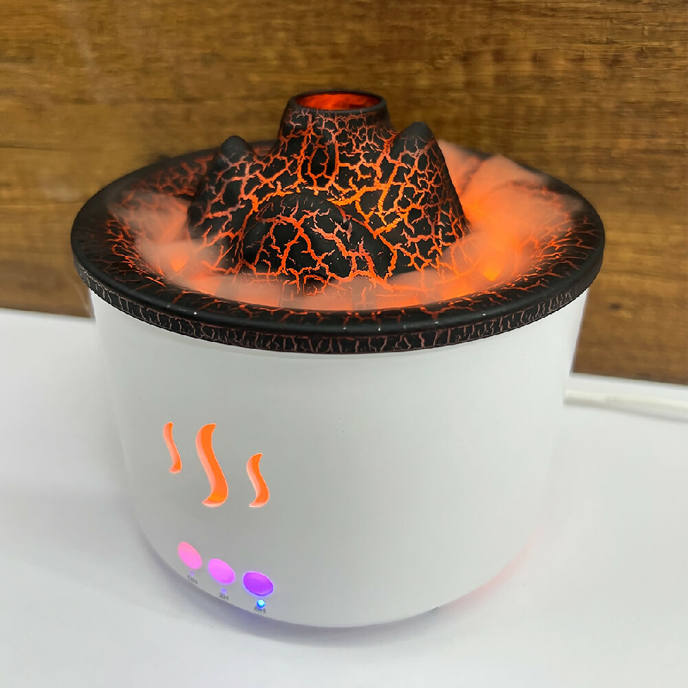 Humidificador Volcán 3D Difusor De Aroma LED KP-6501 14