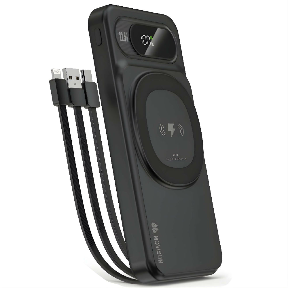 Power Bank I-1030 Movisun 10000MaH Diseño Ergonómico Y Entrada Dual