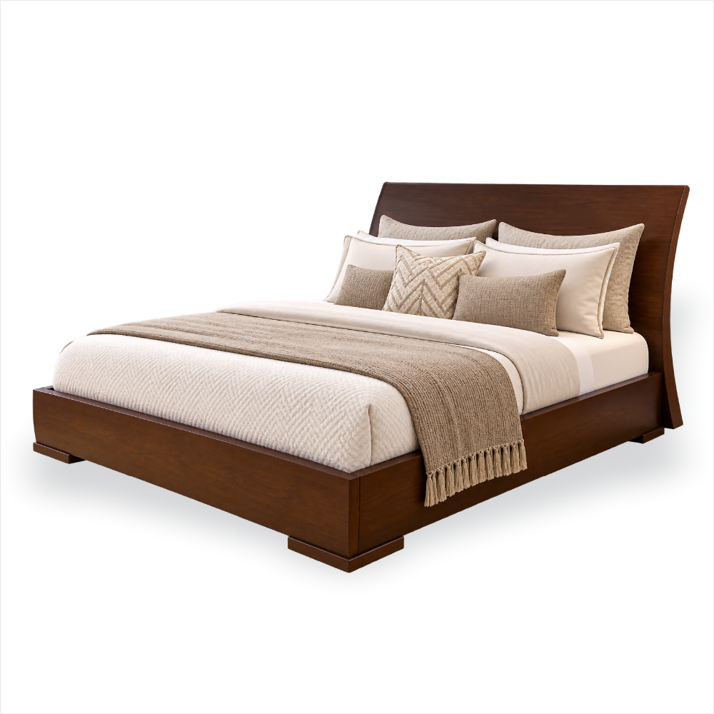 Cama Felder elaborada en madera de Achapo