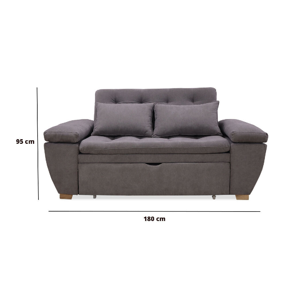 Sofacama Tobler Multifuncional Carrito Gris