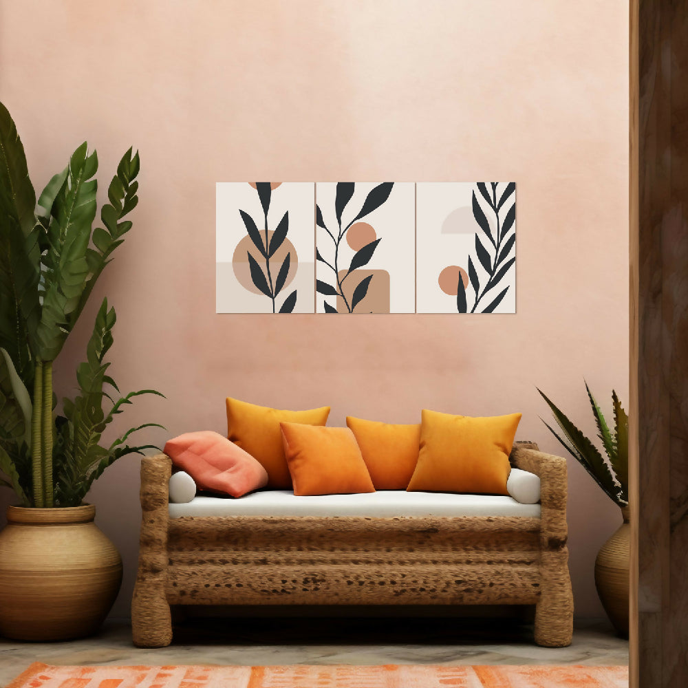 Cuadros Decorativos Triptico Cleo 37x50