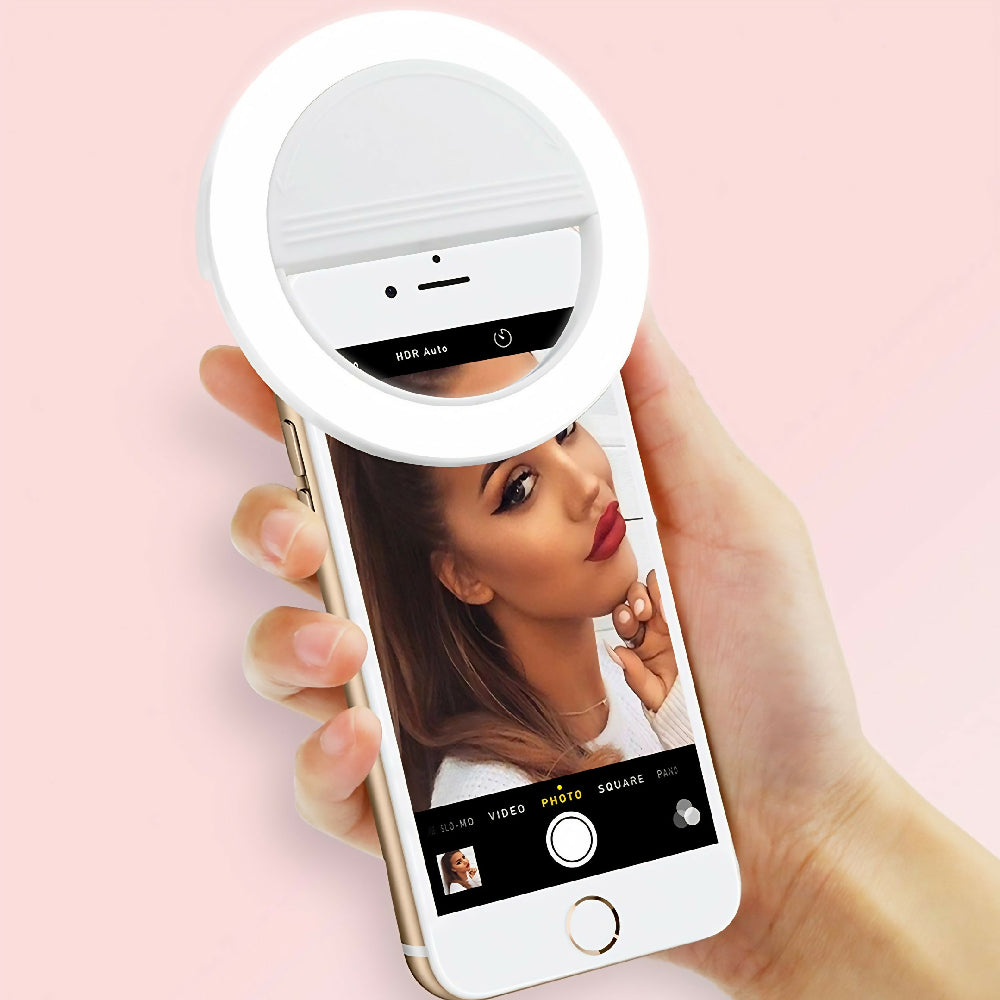 Aro De Luz Para Celular Recargable Y Portátil