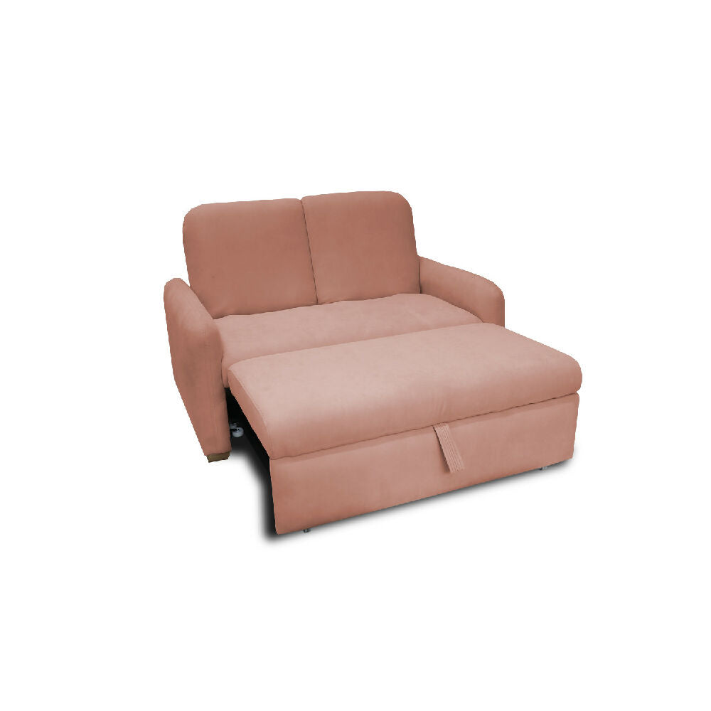 Sofacama Nube Multifuncional Carrito Reclinable Camel + Cojines