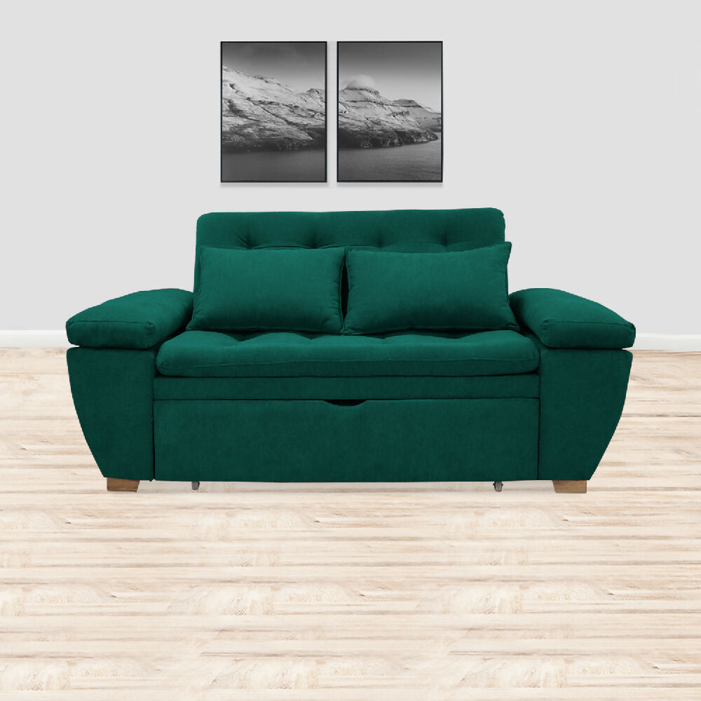 Sofacama Tobler Multifuncional Carrito Verde