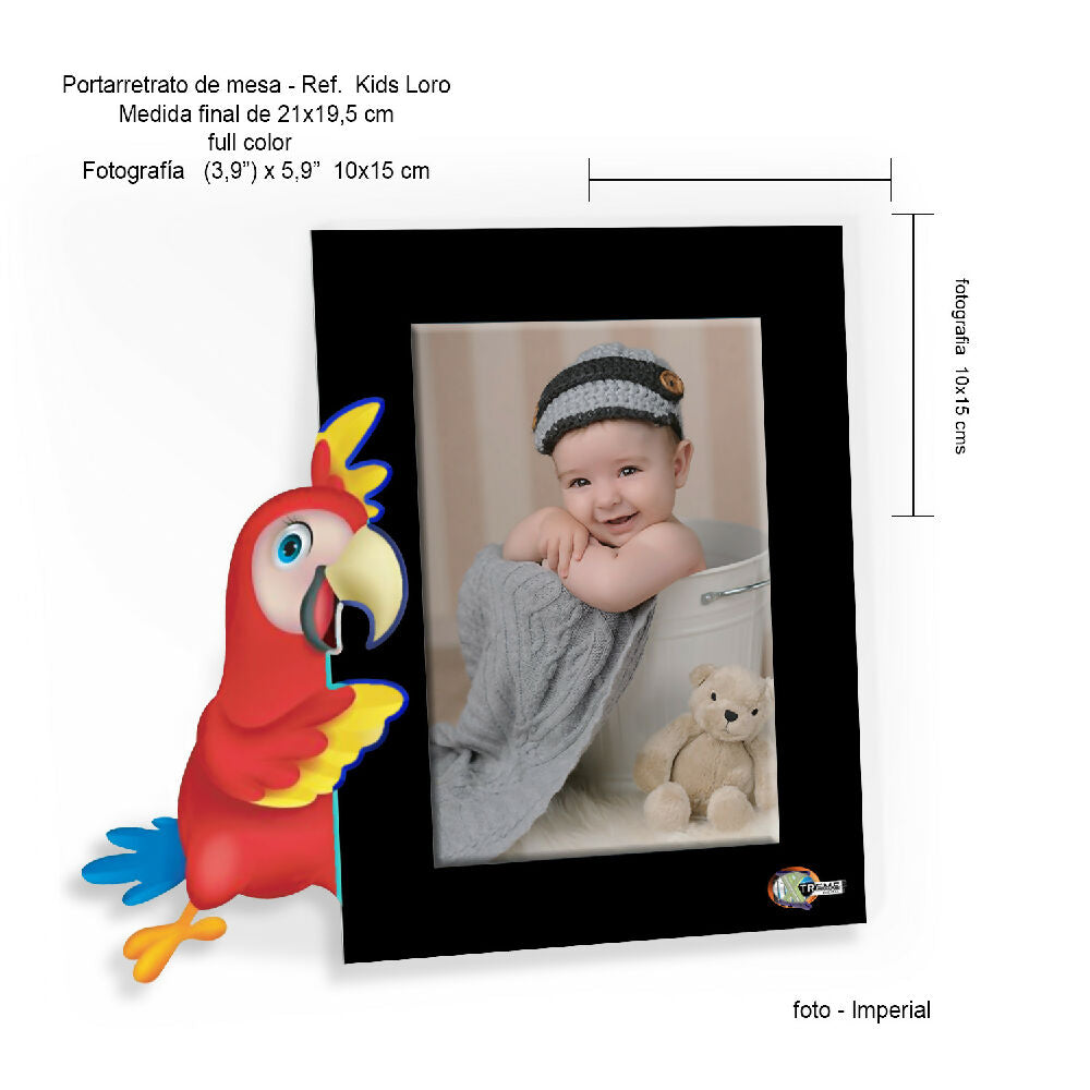 port  animls  Loro Black Ficha