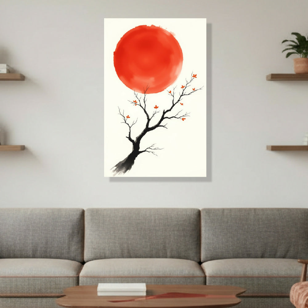 Lienzo Canvas Cuadro Sombra del Amanecer Oriental 93x60cm