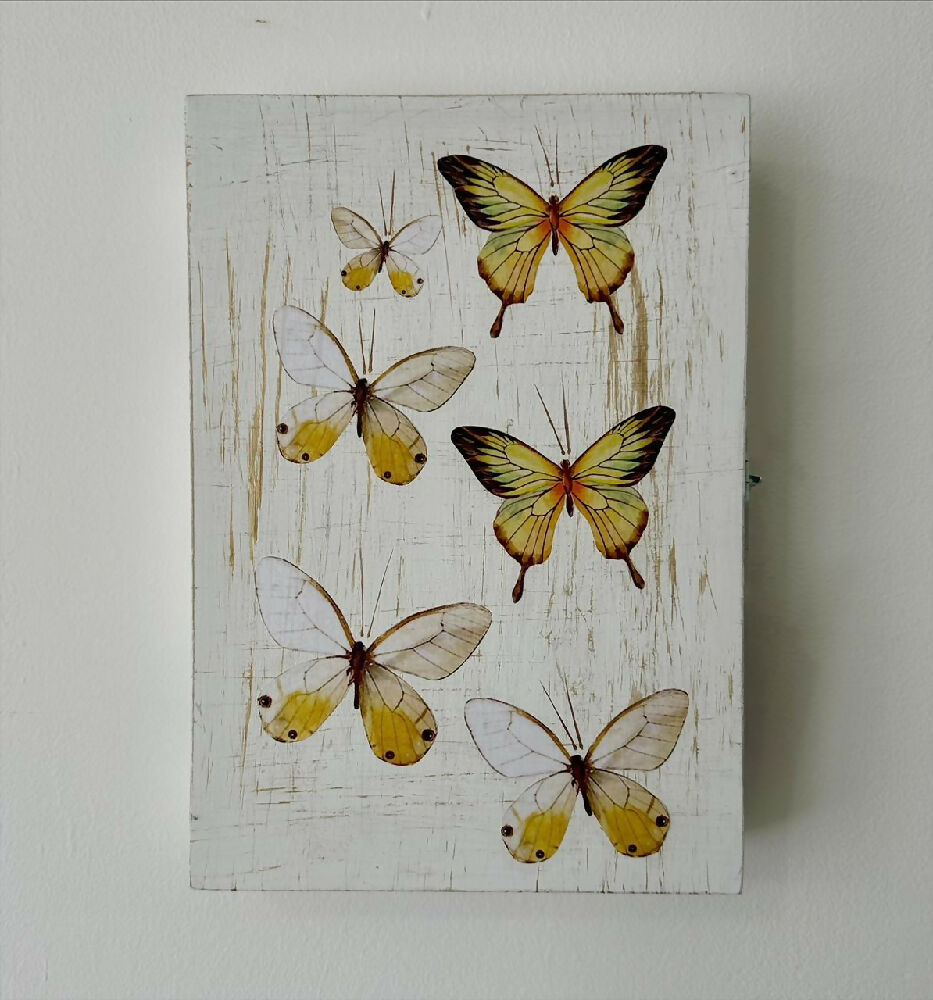Organizador de Joyas Mariposas, de 30x21x6 cm