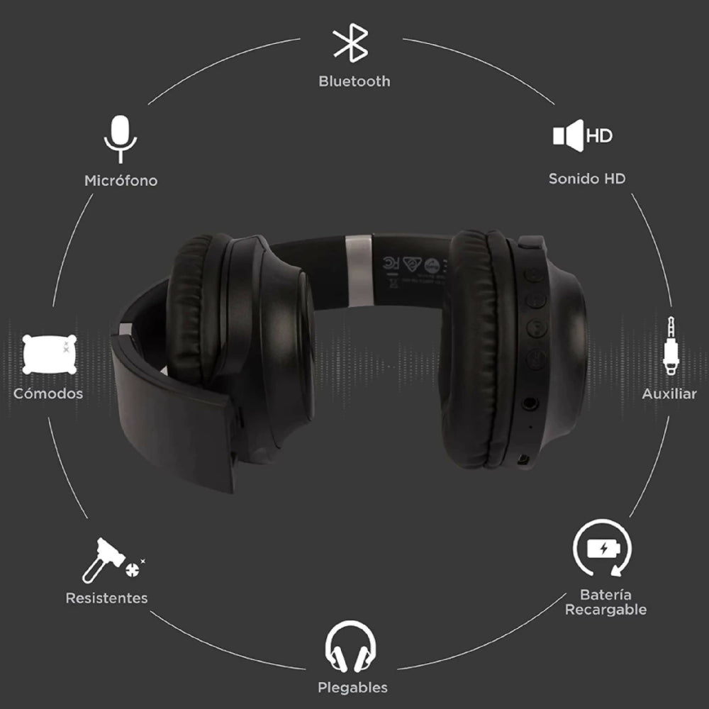 Audífonos Bluetooth Inalámbrico Movisun K11 Y Conexión Estable