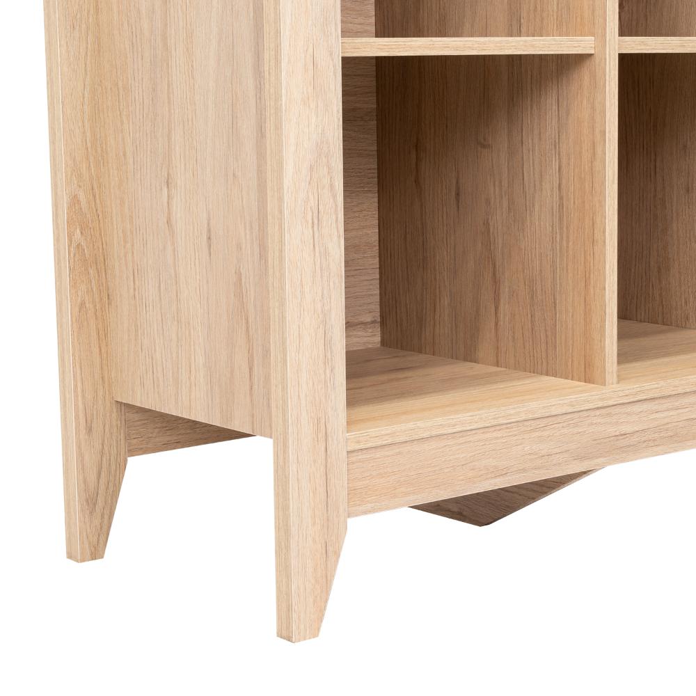 Biblioteca Sarume, Beige, con Cinco Entrepaños Dobles