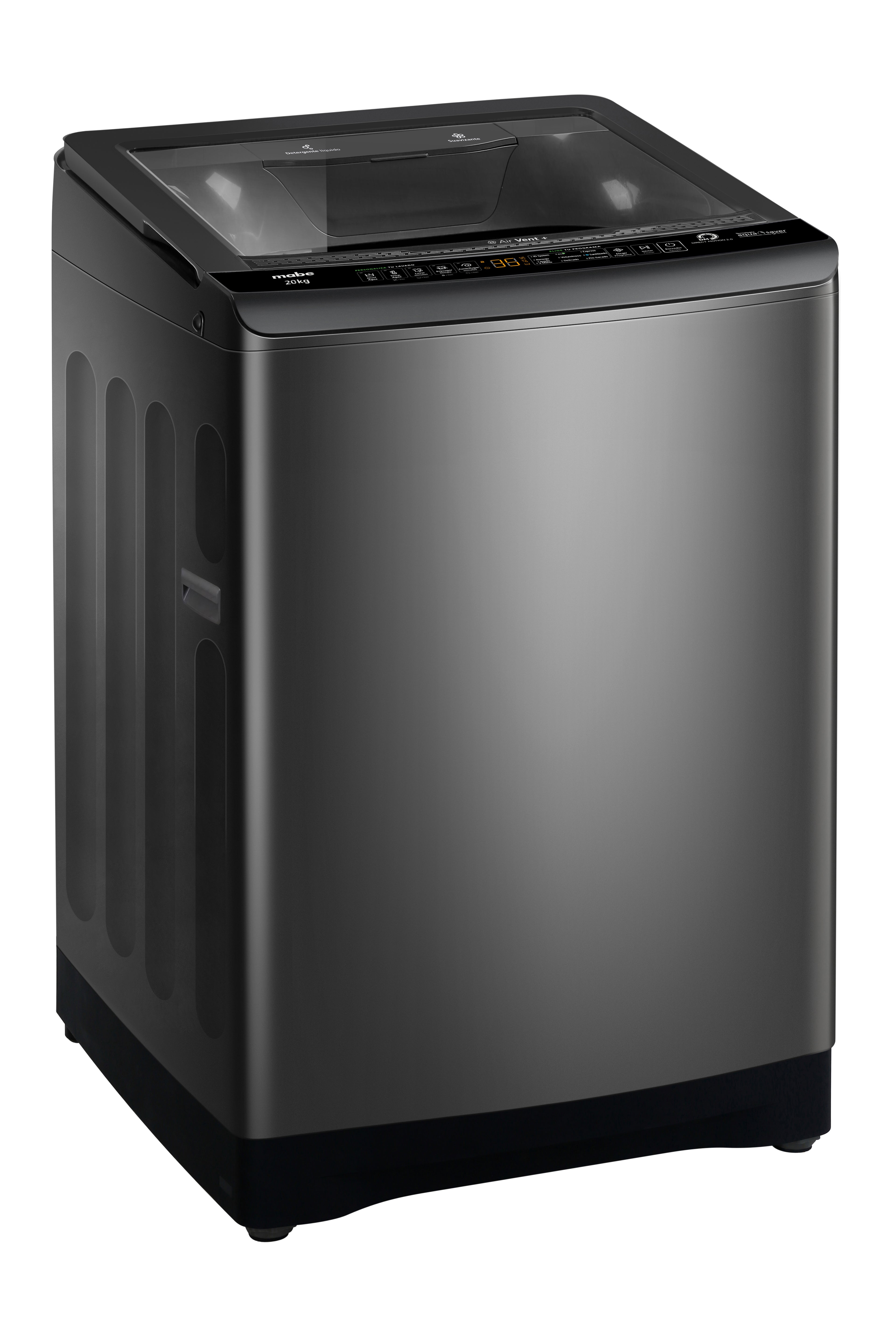 Lavadora Mabe Carga Superior 20 Kilos, Gris