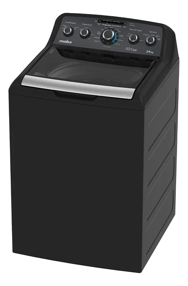 Lavadora Mabe Carga Superior 24 Kilos, Negro