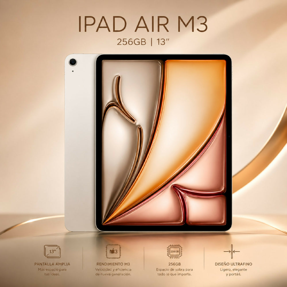 Tablet Apple iPad Air 13'' M3 256gb Diseño UltraDelgado Plateado