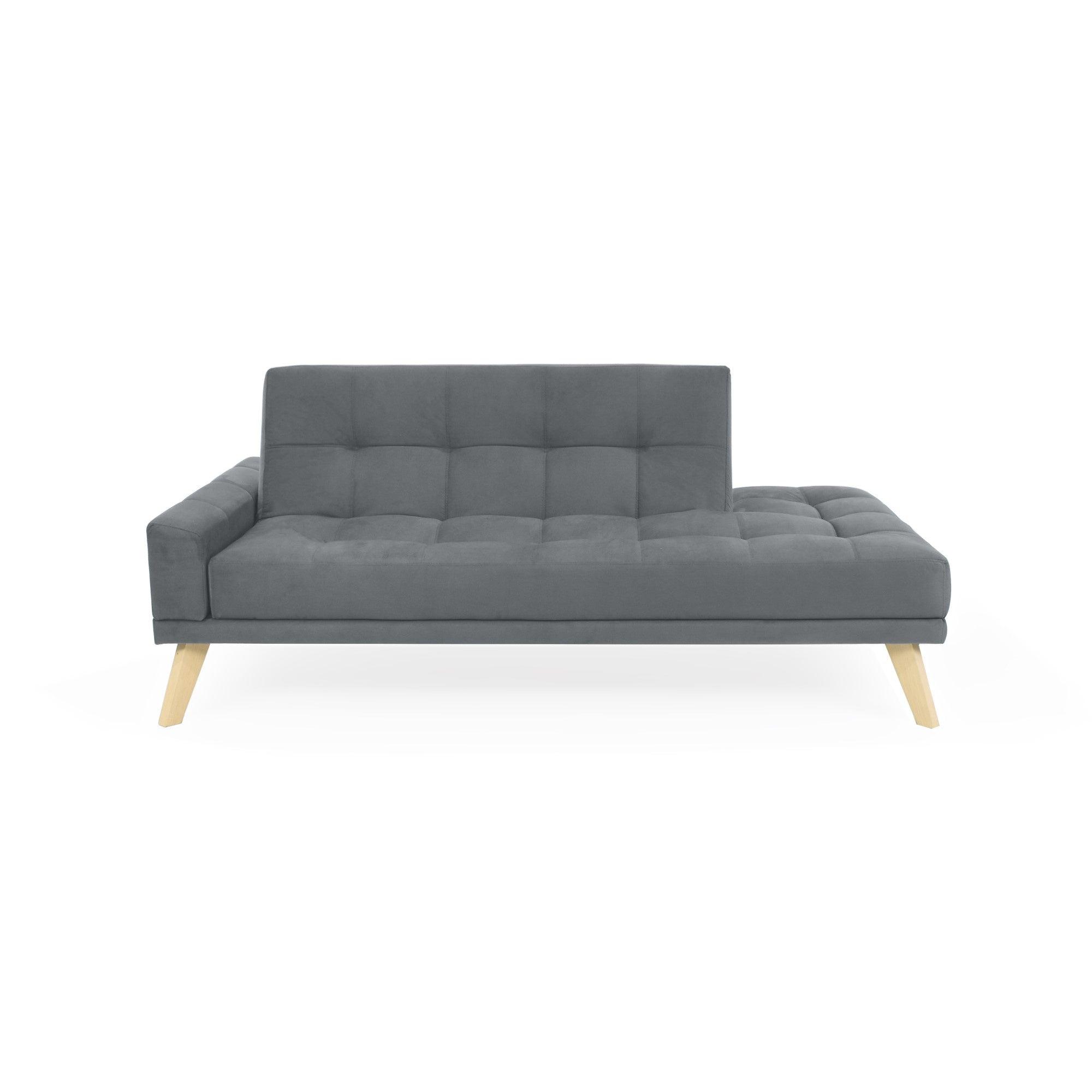 Sofa Cama Brunet Tela Gris