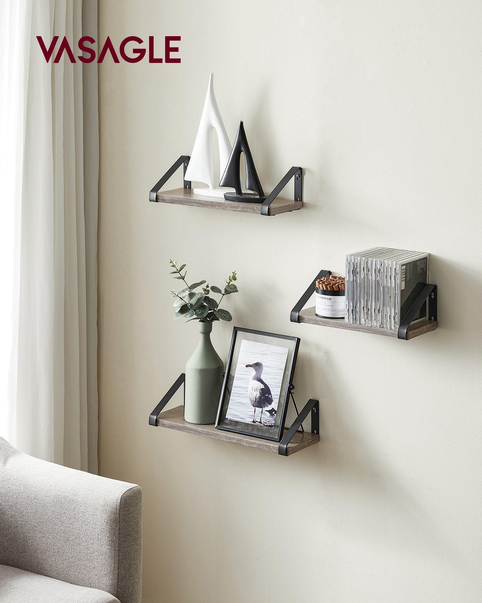 Set de 3 Repisas Shelf, Marrón Rustico X2