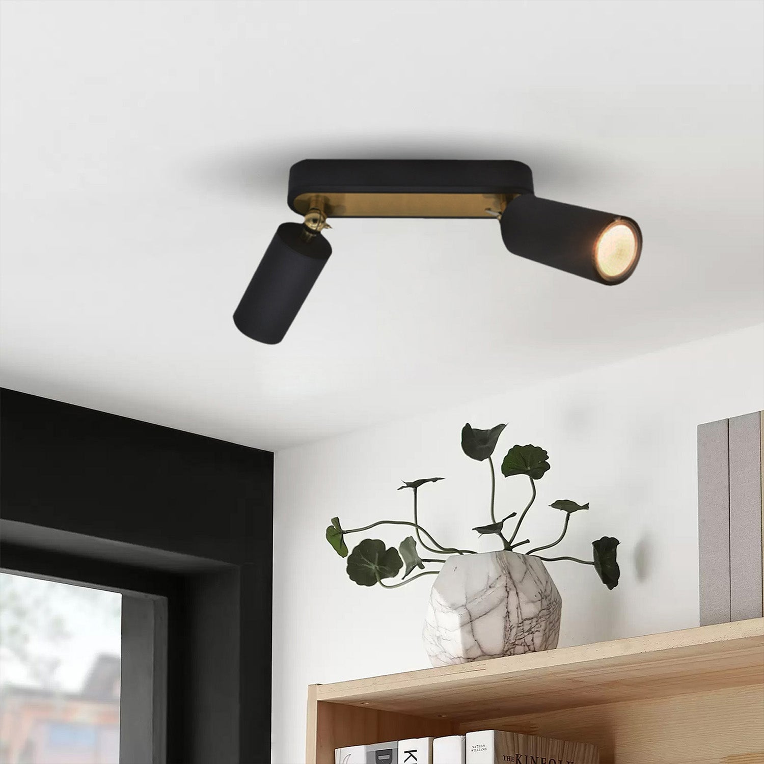 Lámpara De Techo Astro Duo, Negro