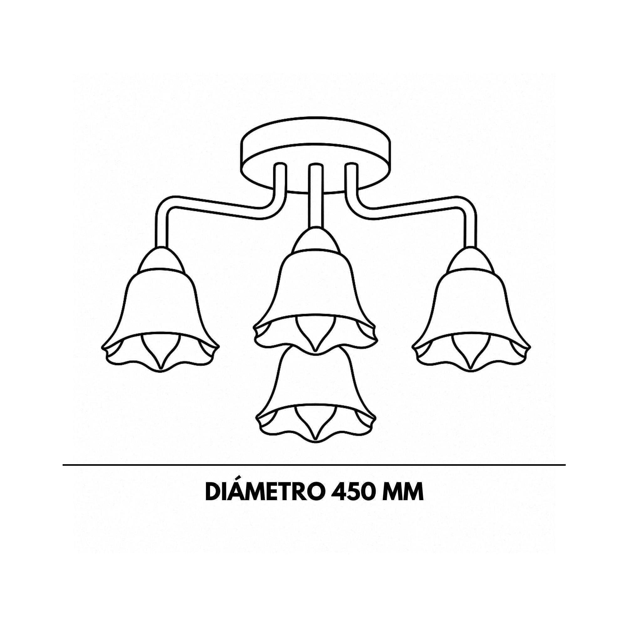 Luminaria Decorativa De Techo Mileto, Negro