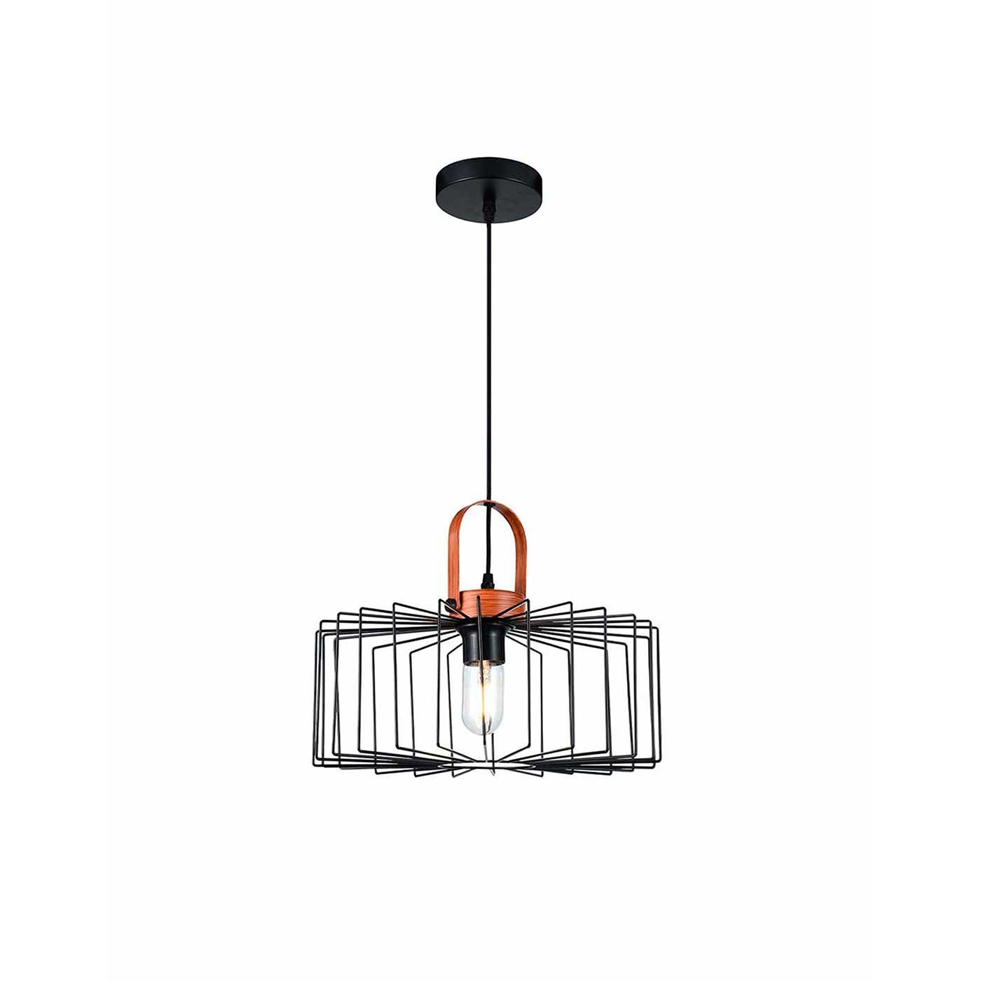 Lámpara Colgante Aymar Small, Negro - VIRTUAL MUEBLES