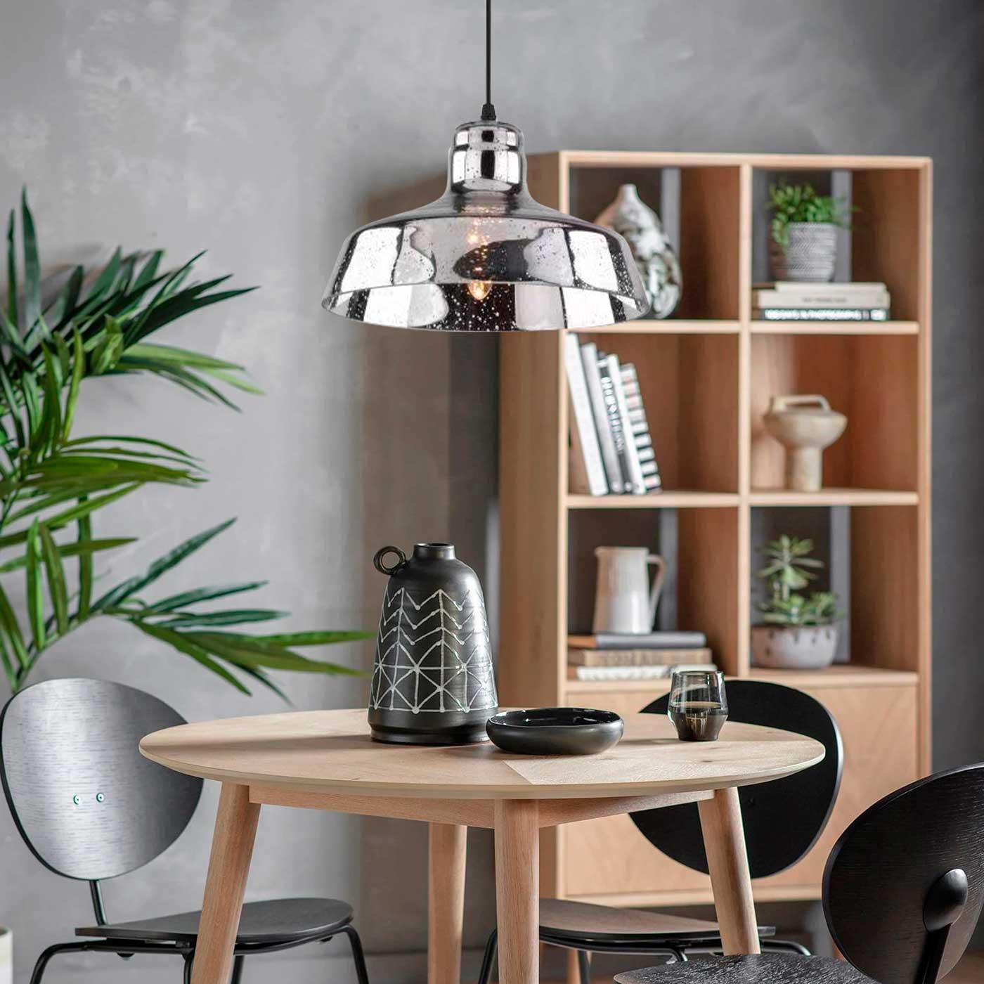 Lámpara Colgante Rio, Negro - VIRTUAL MUEBLES