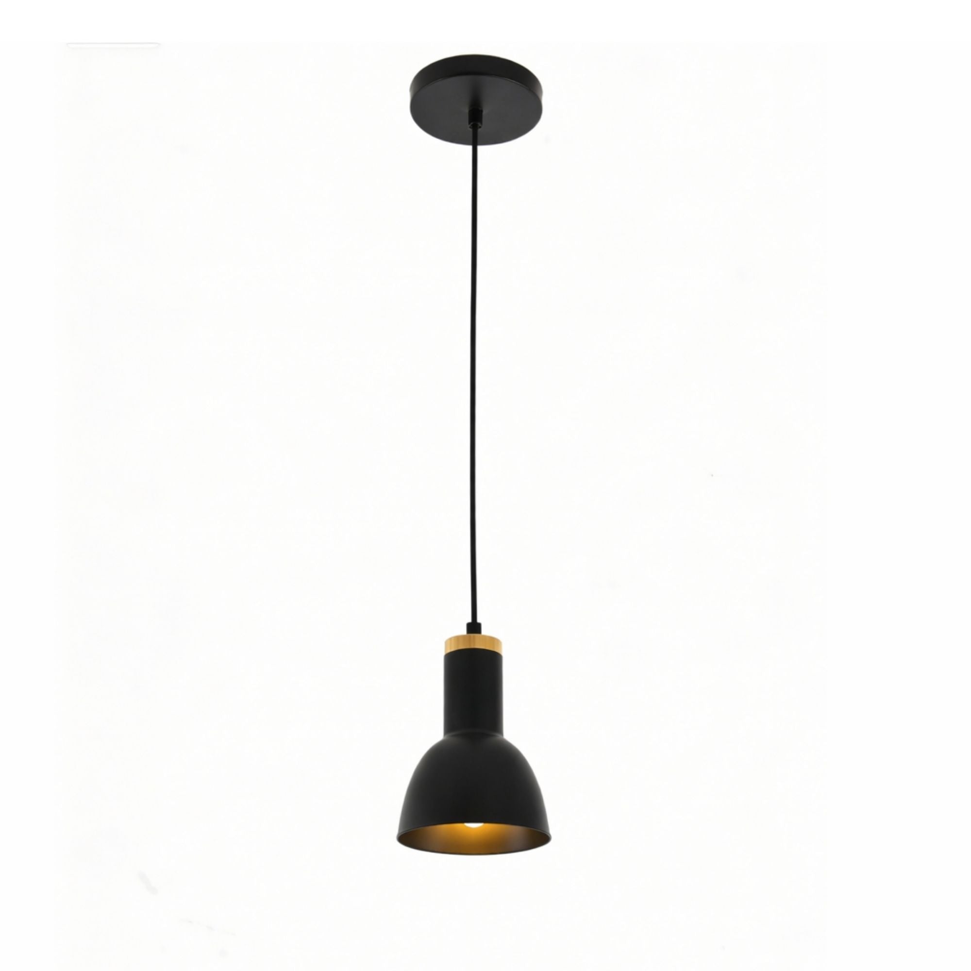 Luminaria Decorativa Colgante Ariel, Negro