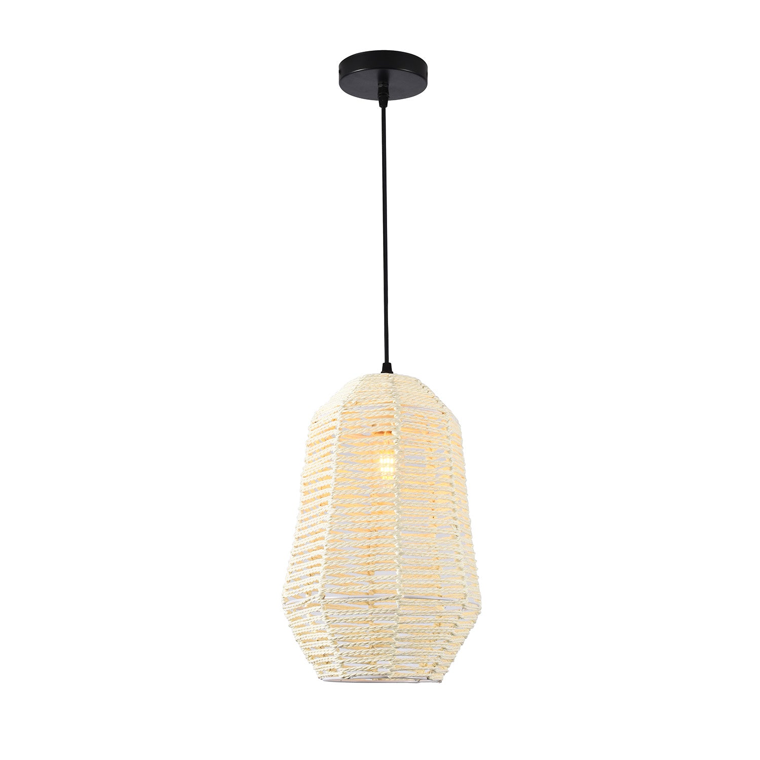 Lámpara Colgante Shawi White, Blanco