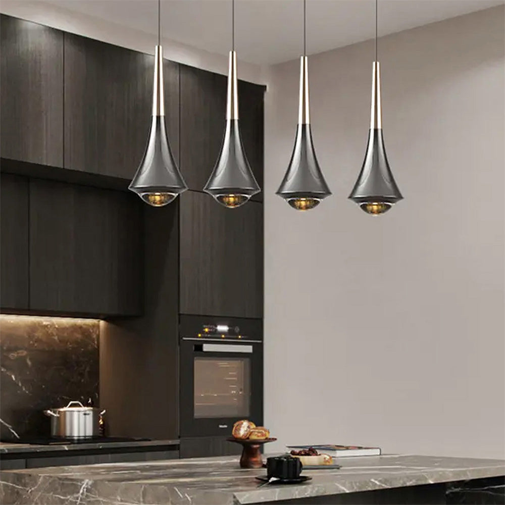 Lampara De Colgante Led Canaria, Negro