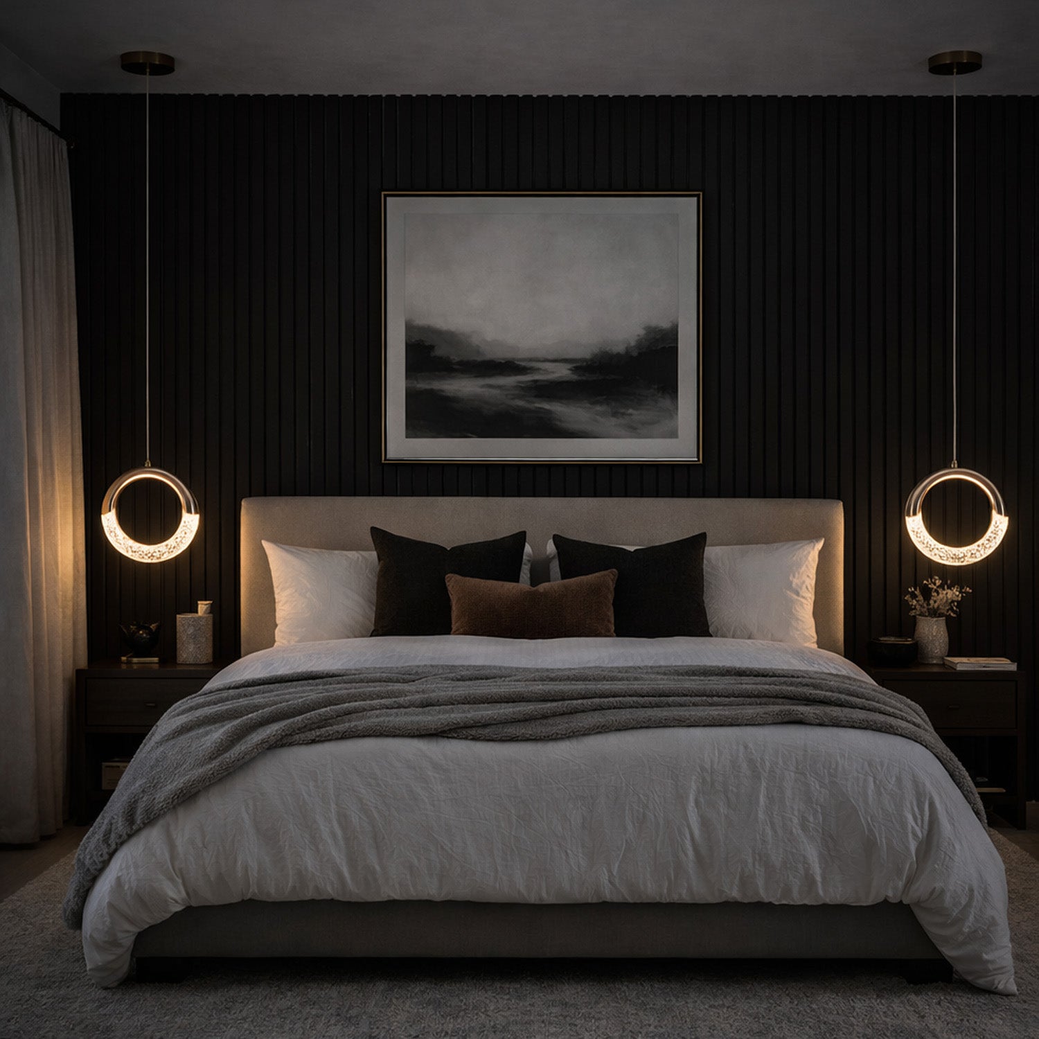 Lampara Colgante Led Soria Circle, Dorado