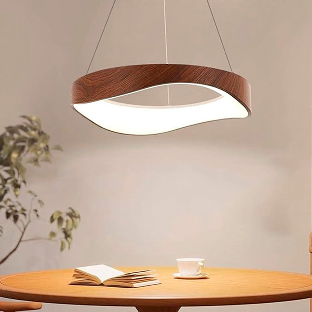 Lámpara Colgante Led Prisma, Cafe