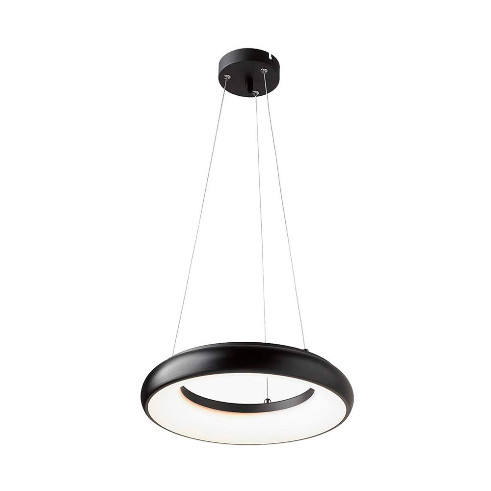 Lámpara Colgante Led Luna, Negro