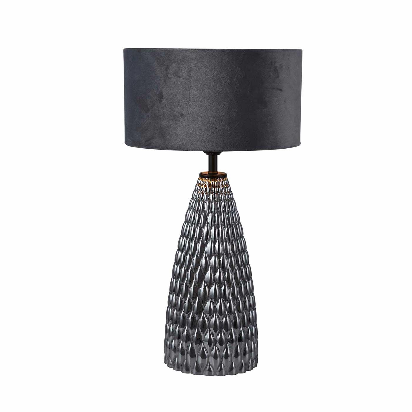 Lámpara de Mesa Santana, Negro - VIRTUAL MUEBLES