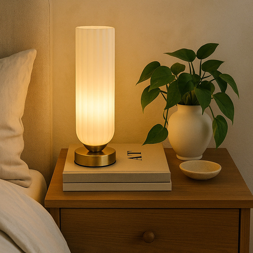 Lámpara De Mesa Lumina, Blanco