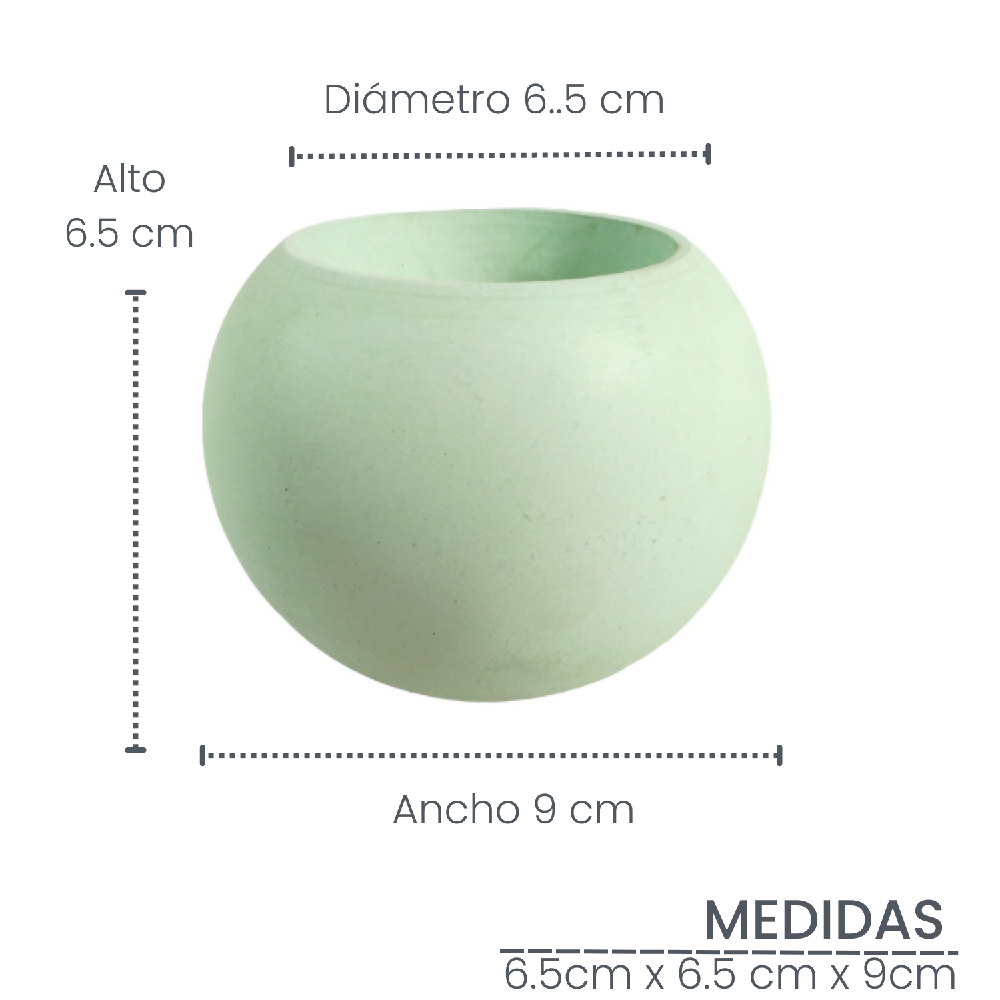 matera de mesa en cemento luna mini menta de concreto tienda online de materas y decoración_04