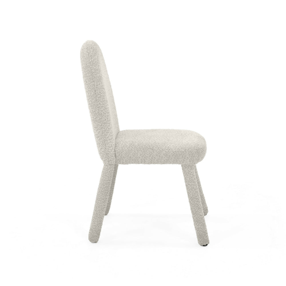 Silla de Comedor Mollen 51x58x87 Tela Beige