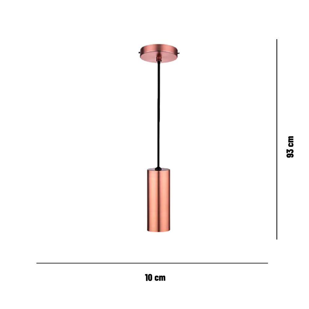 Lámpara Colgante Tita Rose, Rosa