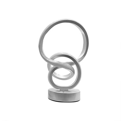 Lampara De Mesa Led Vulcano, Cromo