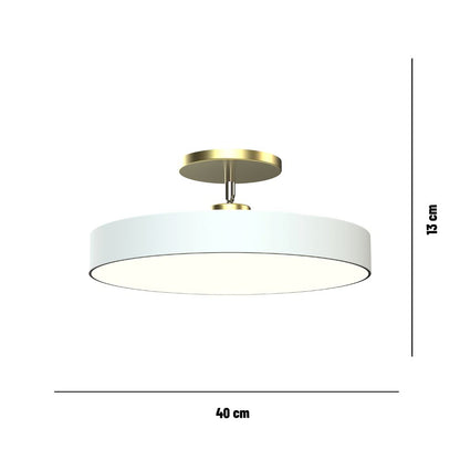 Lámpara De Techo Led Edita, Blanco