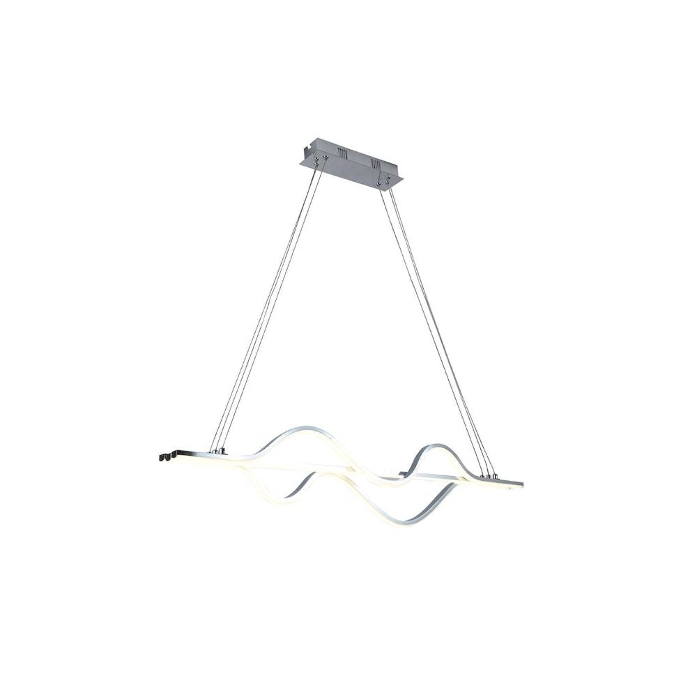 Lámpara Led Colgante Heros, Cromo