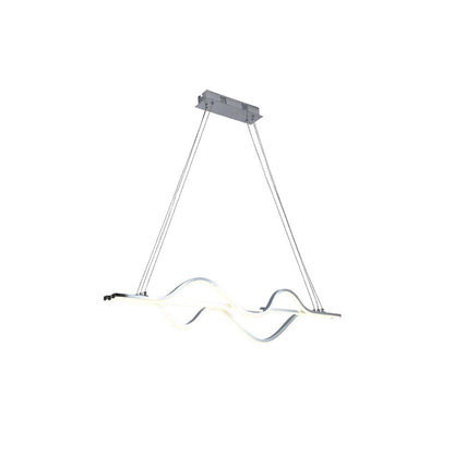 Lámpara Led Colgante Heros, Cromo