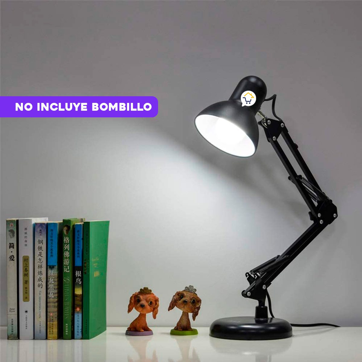 Lámpara Led Mesa Escritorio Brazo Flexible Vintage MT811
