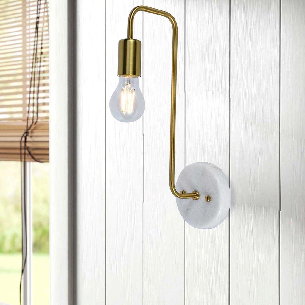 Lámpara de Pared Jazz Gold, Dorado