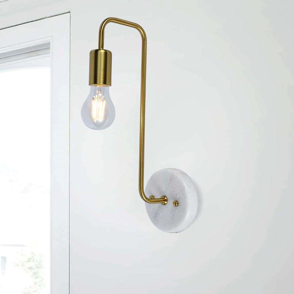 Lámpara de Pared Jazz Gold, Dorado