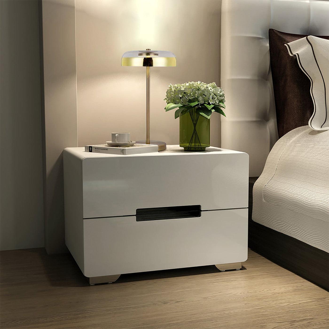 Lámpara de Mesa Scarlett, Dorado - VIRTUAL MUEBLES