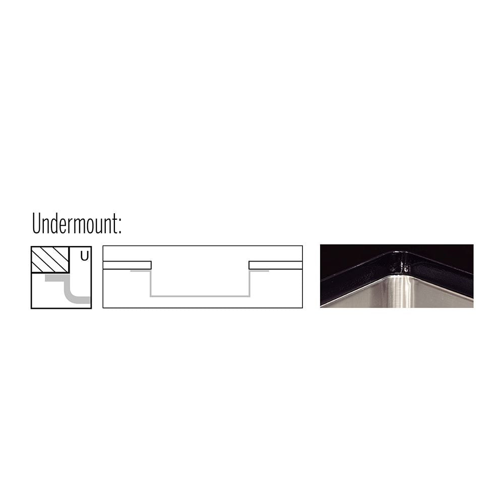 Lavaplatos Design  40x40, Acero Inoxidable