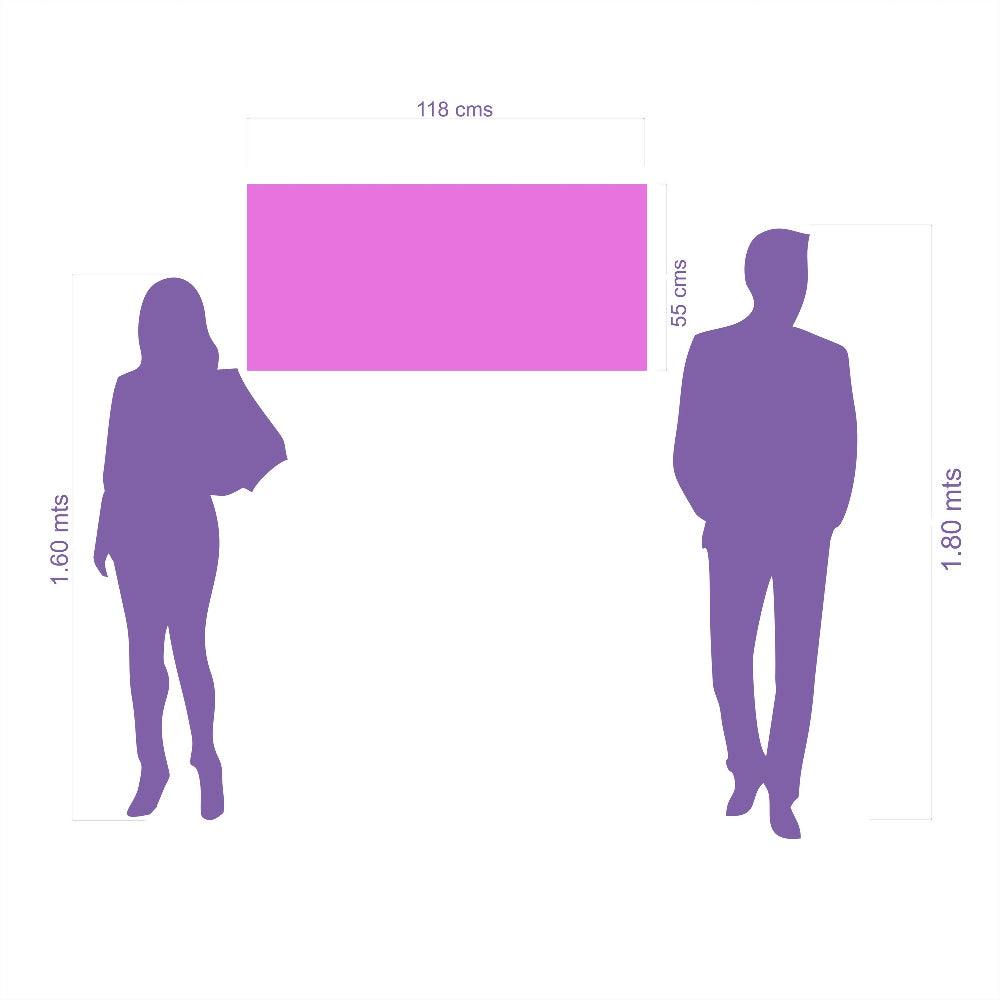 Lienzo Cuadro Moderno Abstracto Sereno 118x55cm