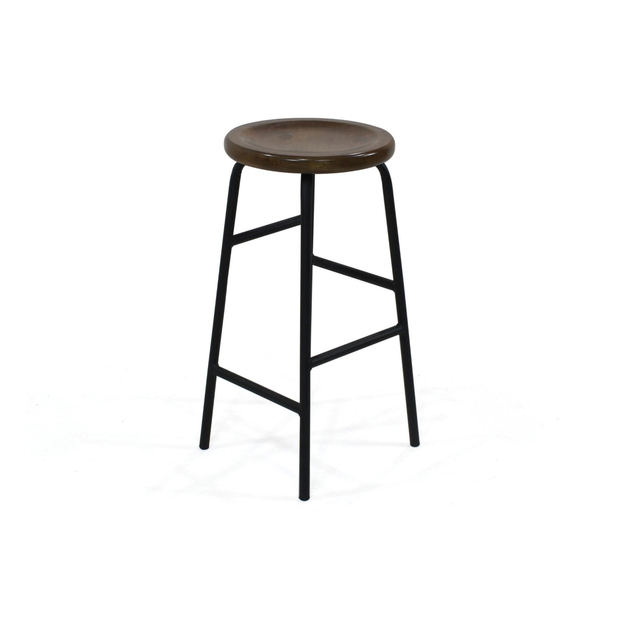 Silla Para Bar Cornet Matiz Caoba