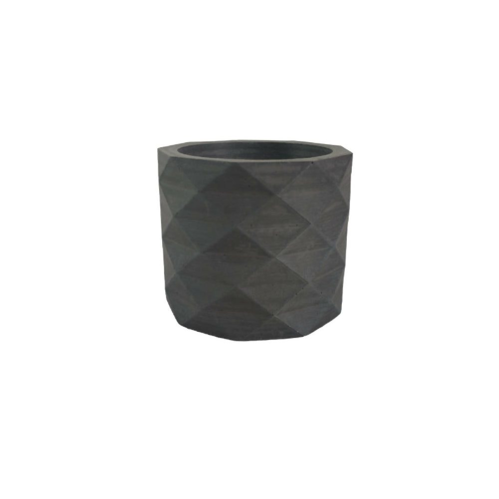 matera de mesa en cemento lira  oscuro de concreto tienda online de materas y decoración