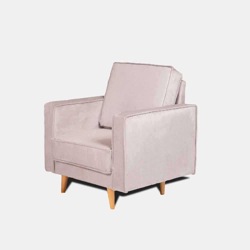 Sillón Porto Gris 1 Puesto