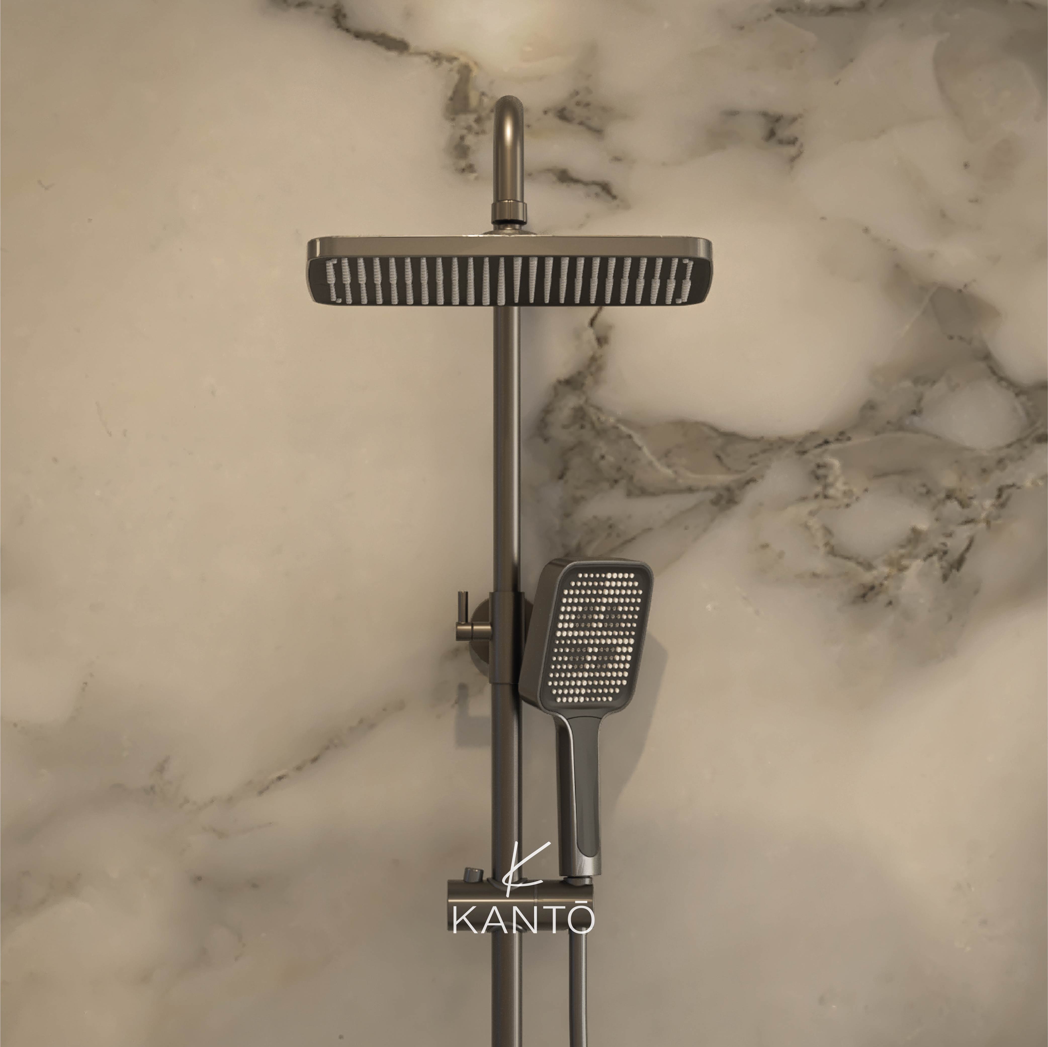 Columna de ducha LUXE gun grey