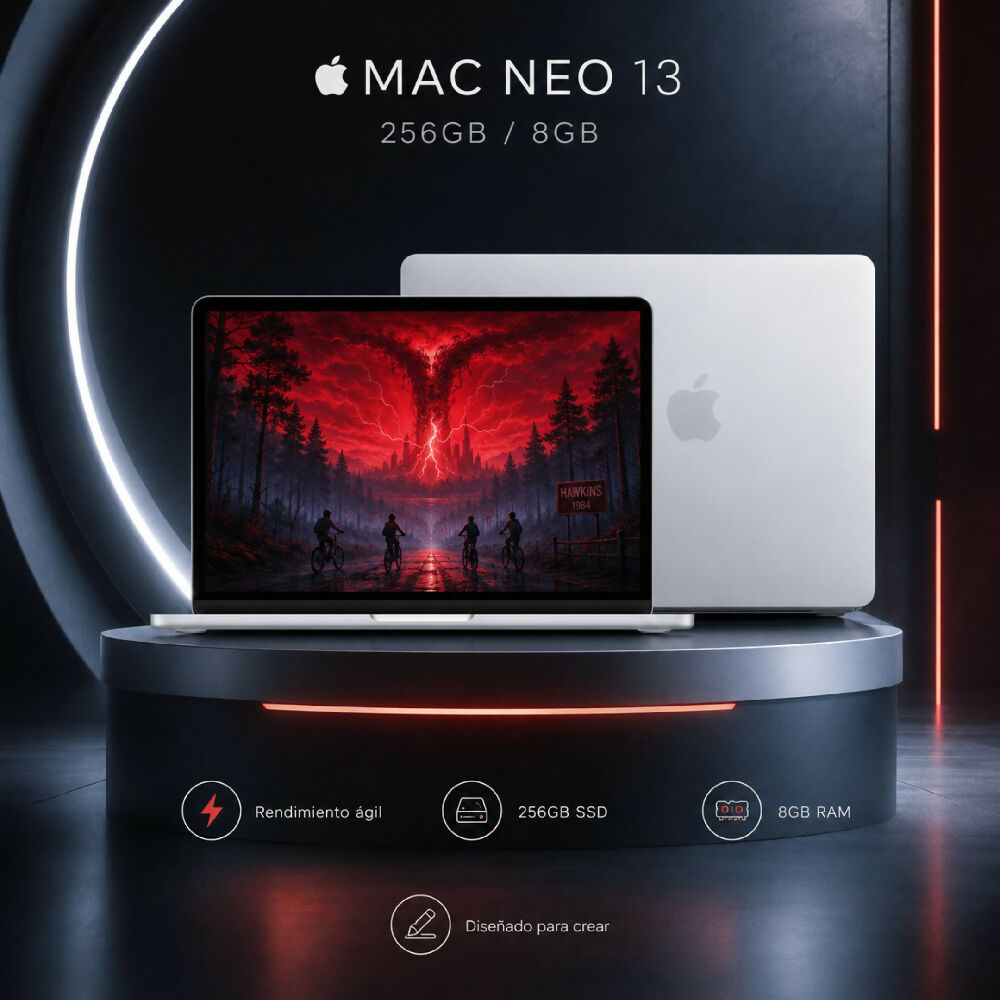 Macbook 13 Pulgadas A18 Pro 256gb Laptop Apple Con Potencia Extrema Plateado