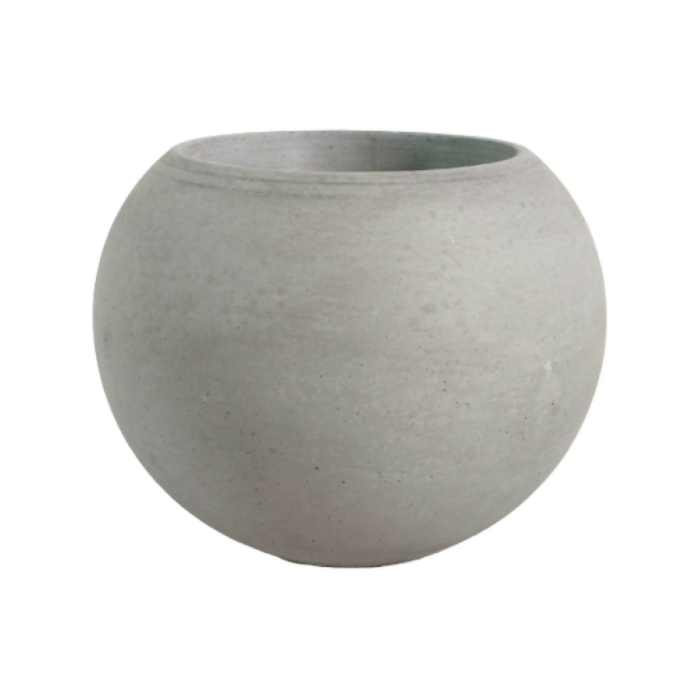 matera de mesa en cemento luna mini gris de concreto tienda online de materas y decoración